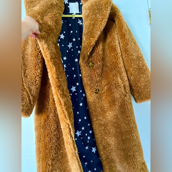 Avec Les Filles Oversize Luxe Faux Fur Longline Coat - Picture 5 of 8